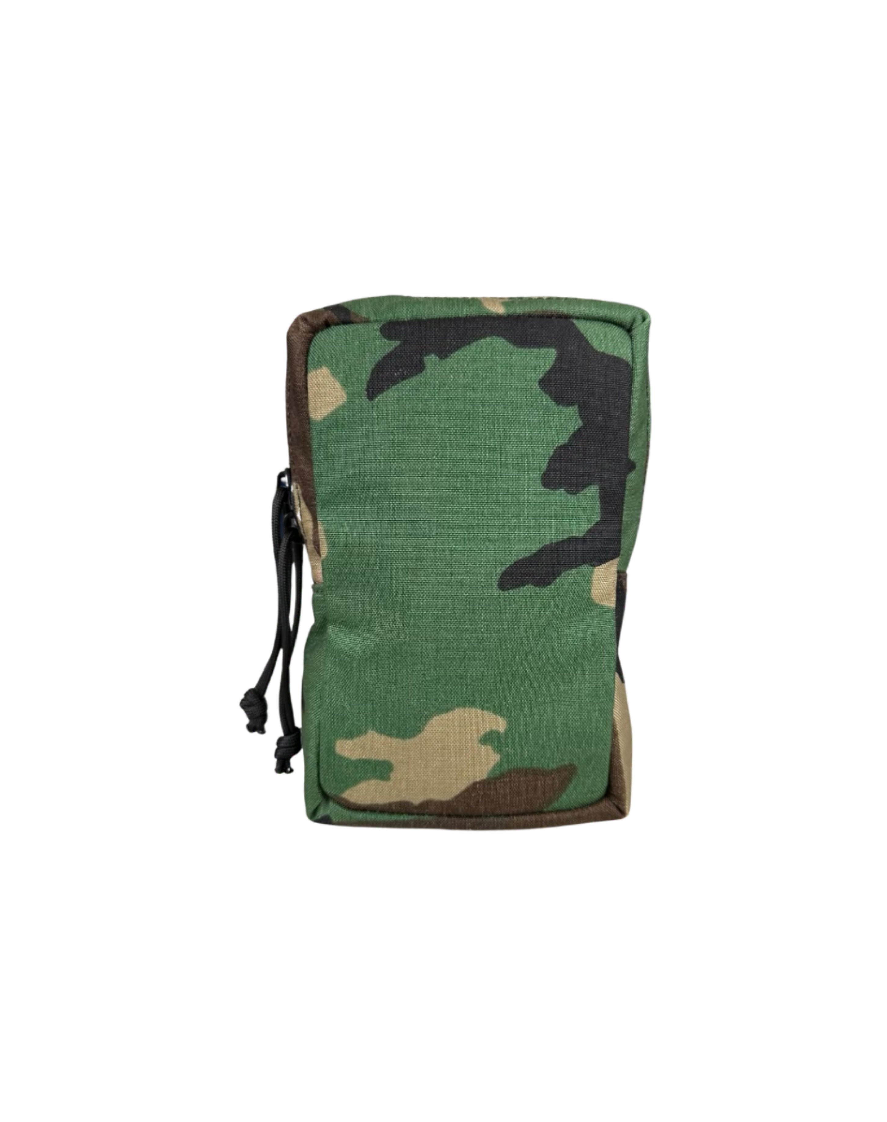 Modular pouch attached to backpack tiger stripe MOLLE box pouch Ruckmule mfg company general purpose box pouch