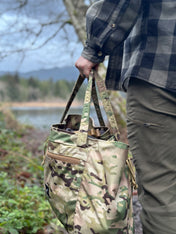 Ruckmule mfg company hiking hunting gear tote all purpose edc gear bag