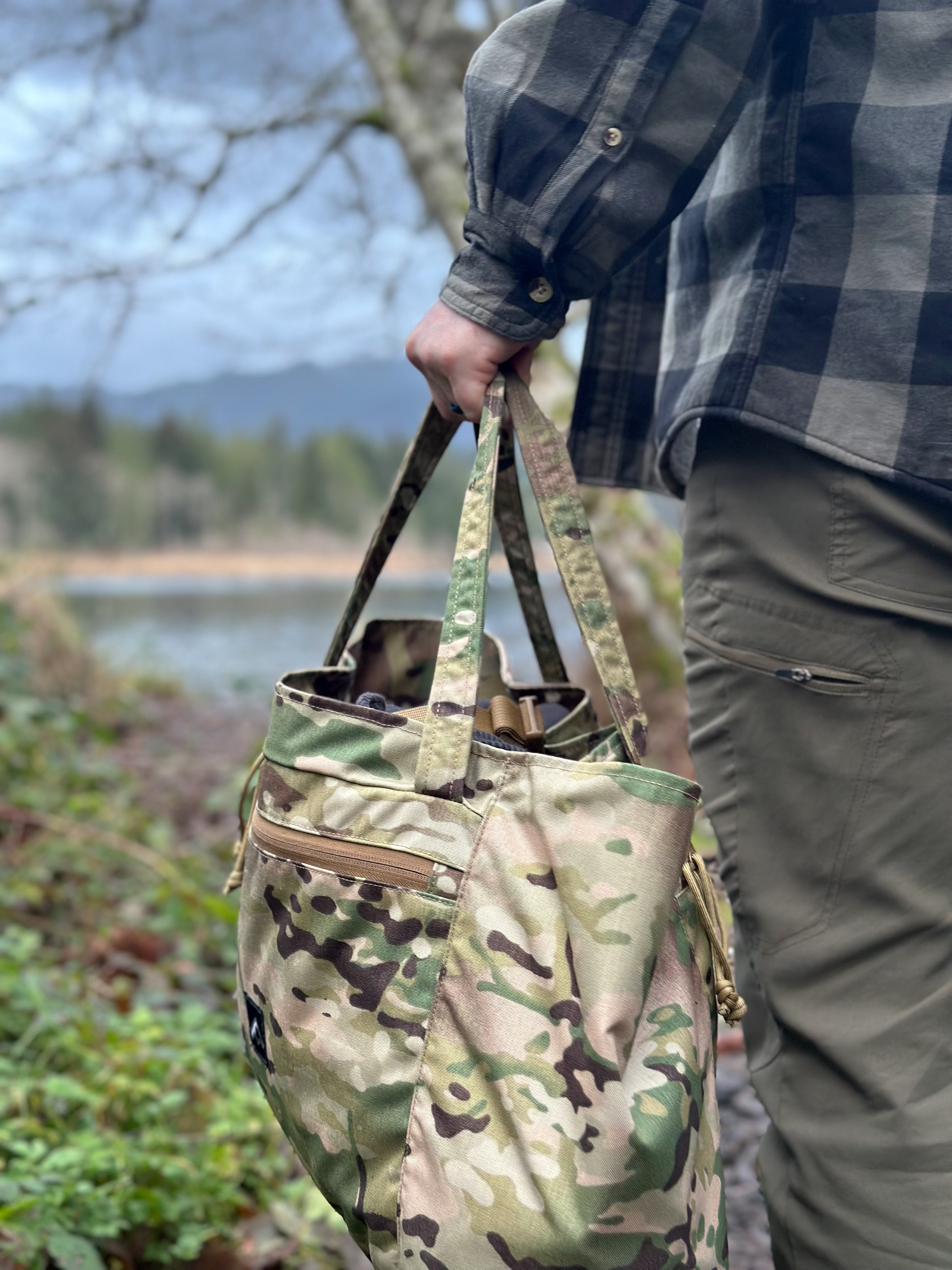 Ruckmule mfg company hiking hunting gear tote all purpose edc gear bag