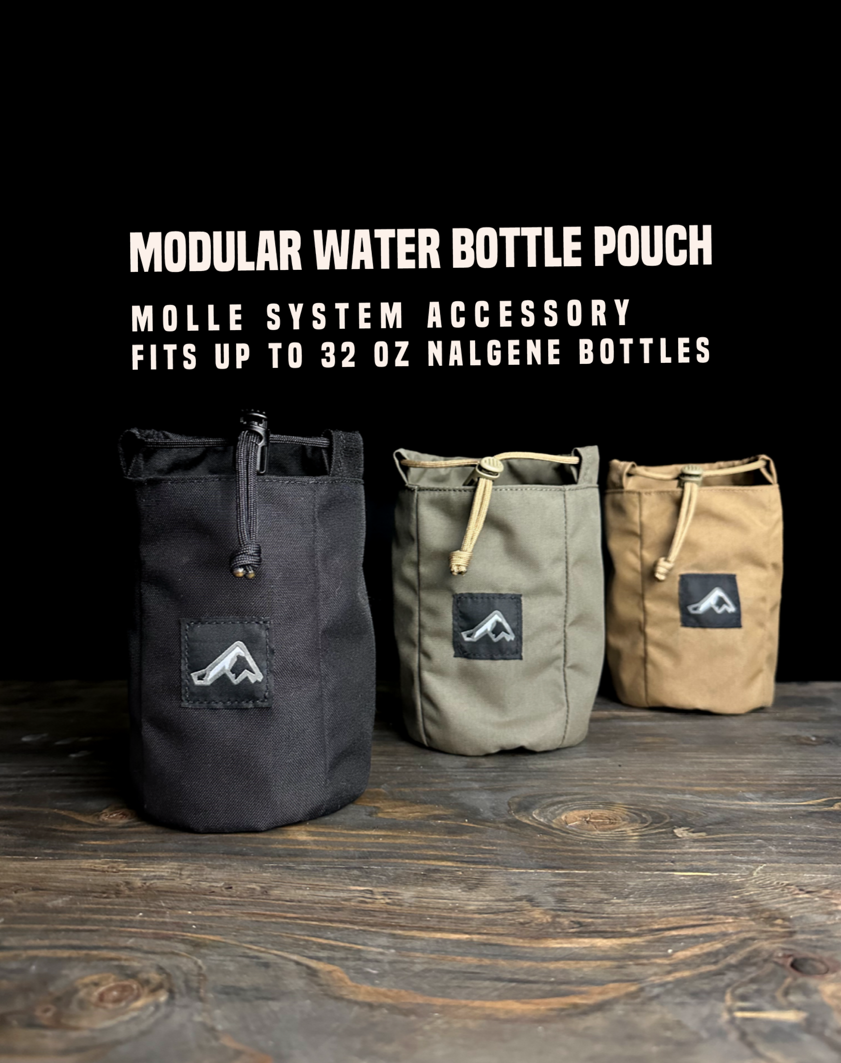 Ruckmule mountain gear modular MOLLE water bottle pouch for backpacking ultralight lightweight 
