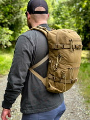 Ruckmule mfg company helix v2 edc day pack backpack hiking outdoor backpack every day carry 