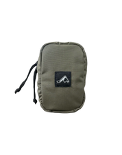 Modular pouch attached to backpack MOLLE Utility pouch Ruckmule mfg company general purpose pouch