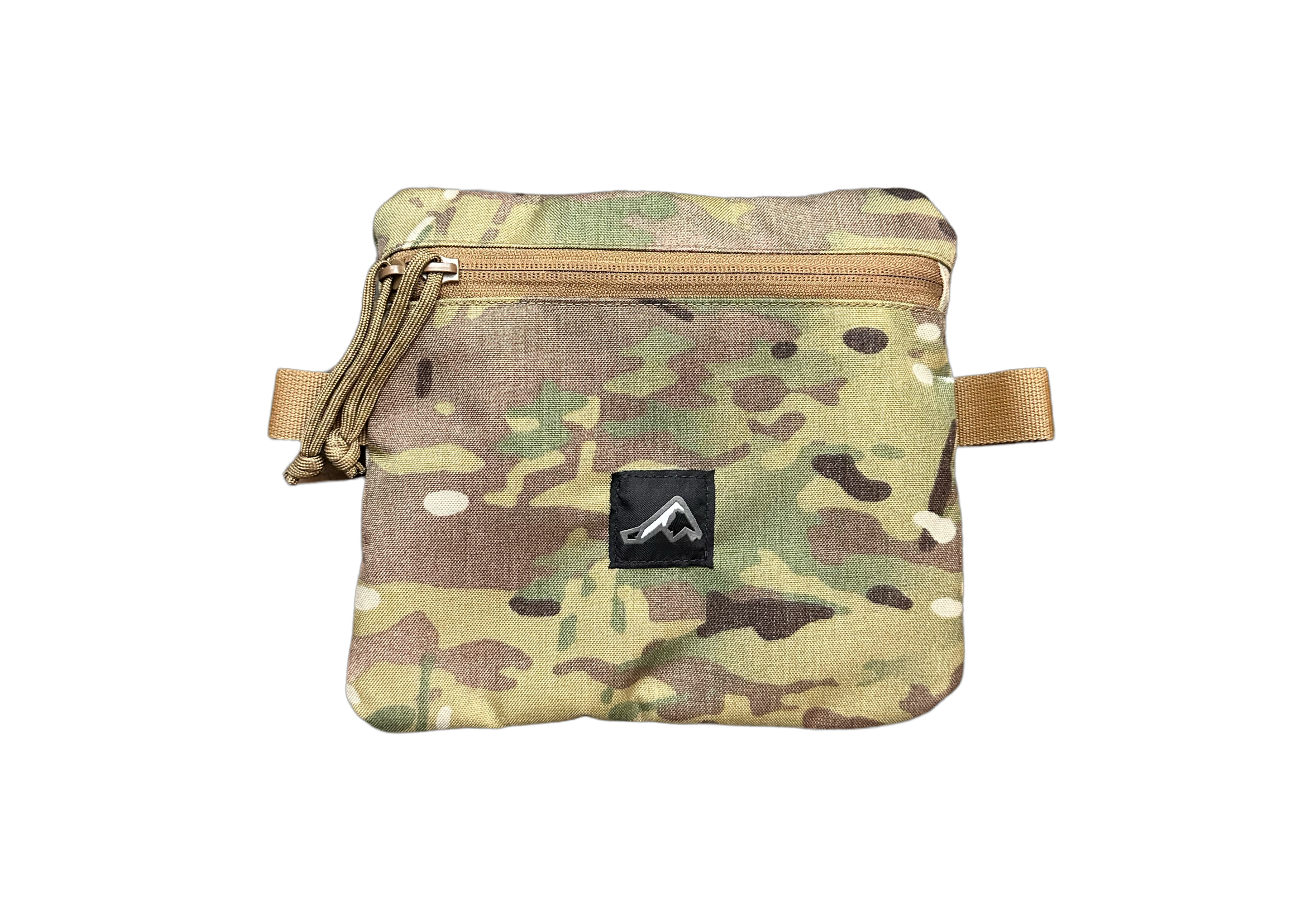 Ruckmule mfg company top zipper pack pouch organizer pouch MultiCam Coyote brown hiking hunting pouch 