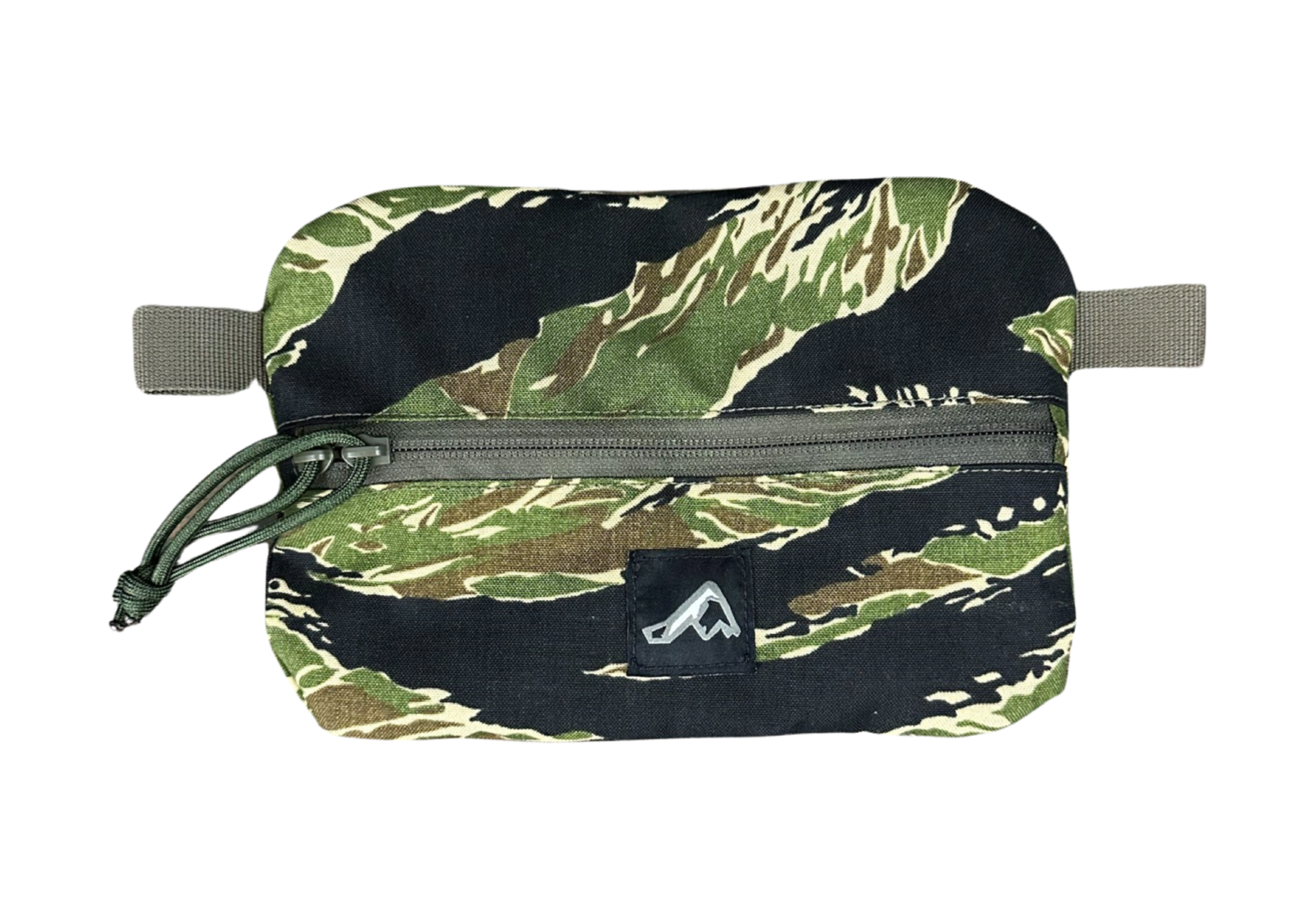 Ruckmule mountain gear center zipper pack pouch organizer pouch tiger stripe hiking hunting pouch 