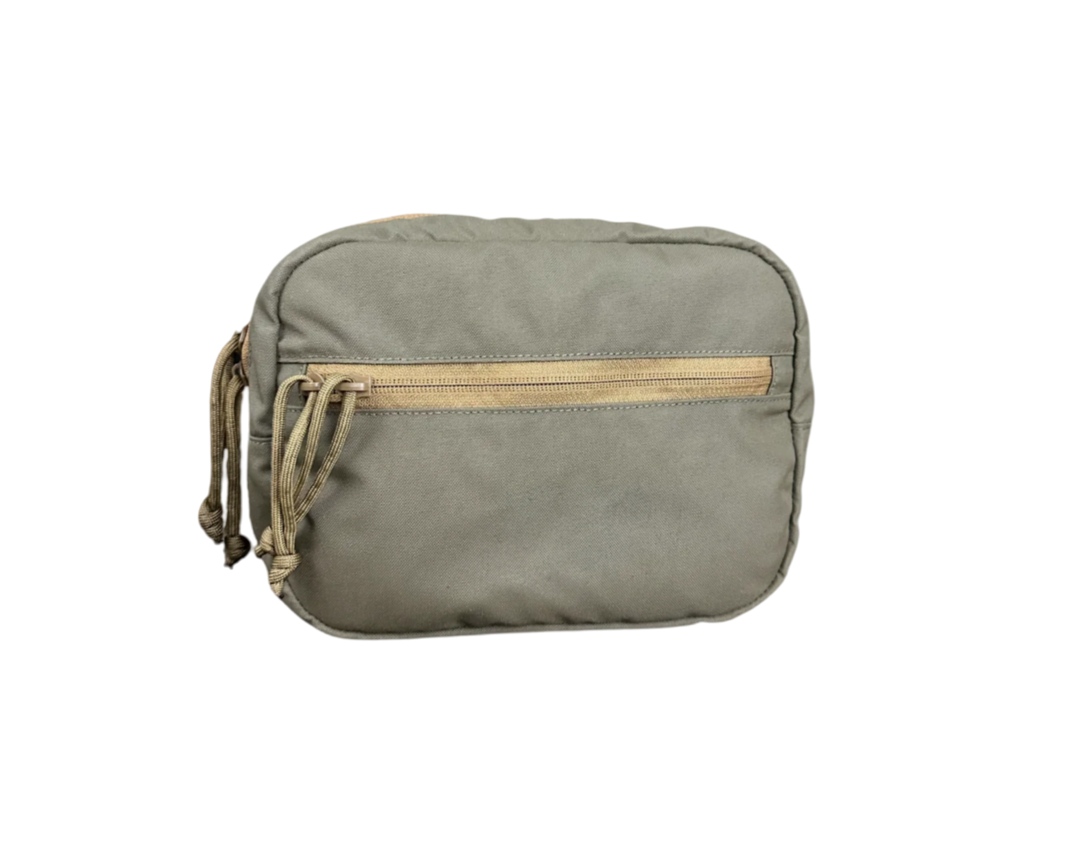 Ruckmule xl Pacer pouch front panel view MOLLE general purpose pouch modular pouch Ranger green