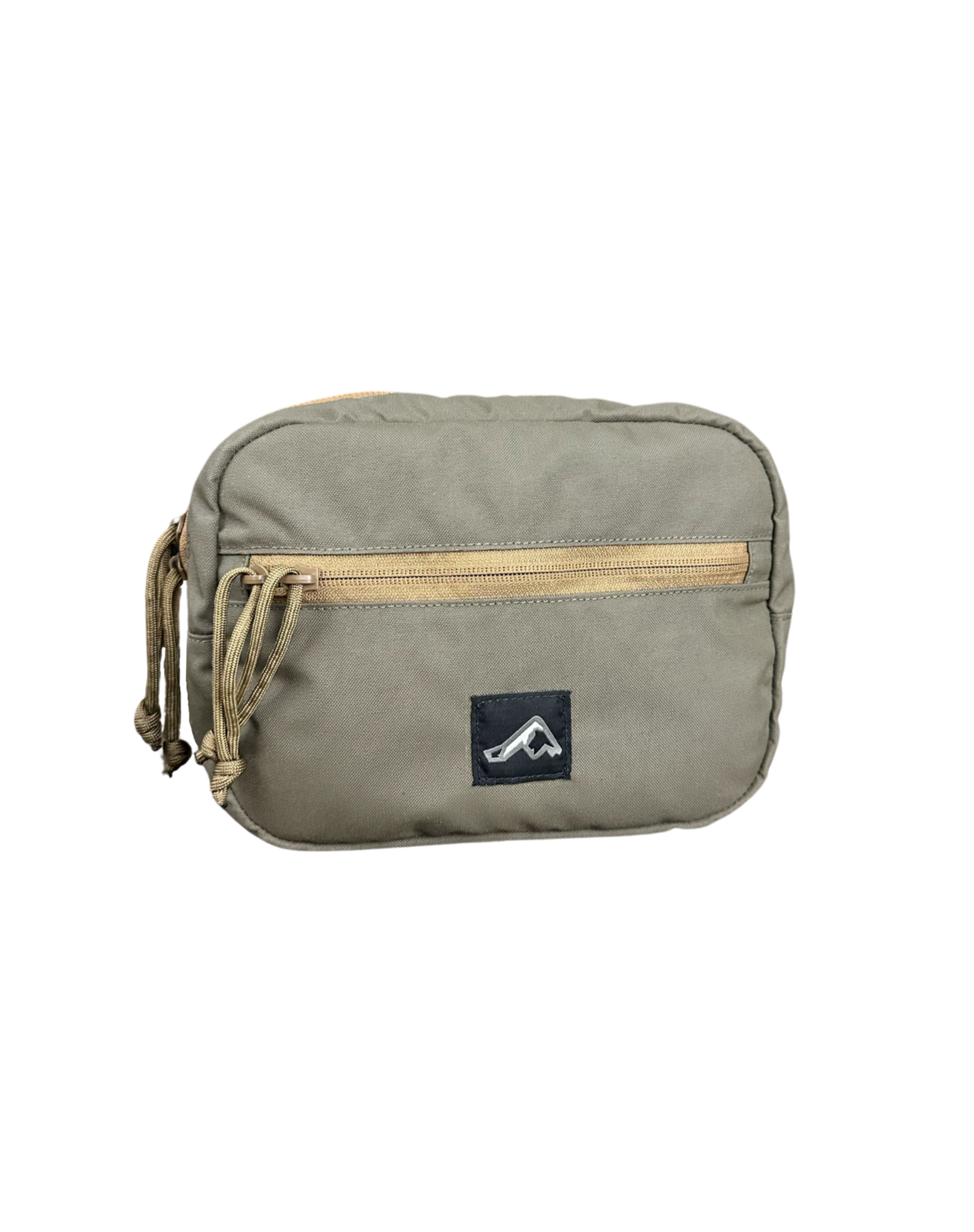 Ruckmule xl Pacer pouch front panel view MOLLE general purpose pouch modular pouch Ranger green