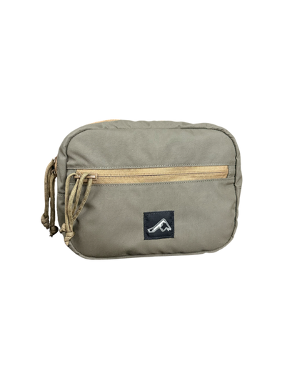 Ruckmule xl Pacer pouch front panel view MOLLE general purpose pouch modular pouch Ranger green