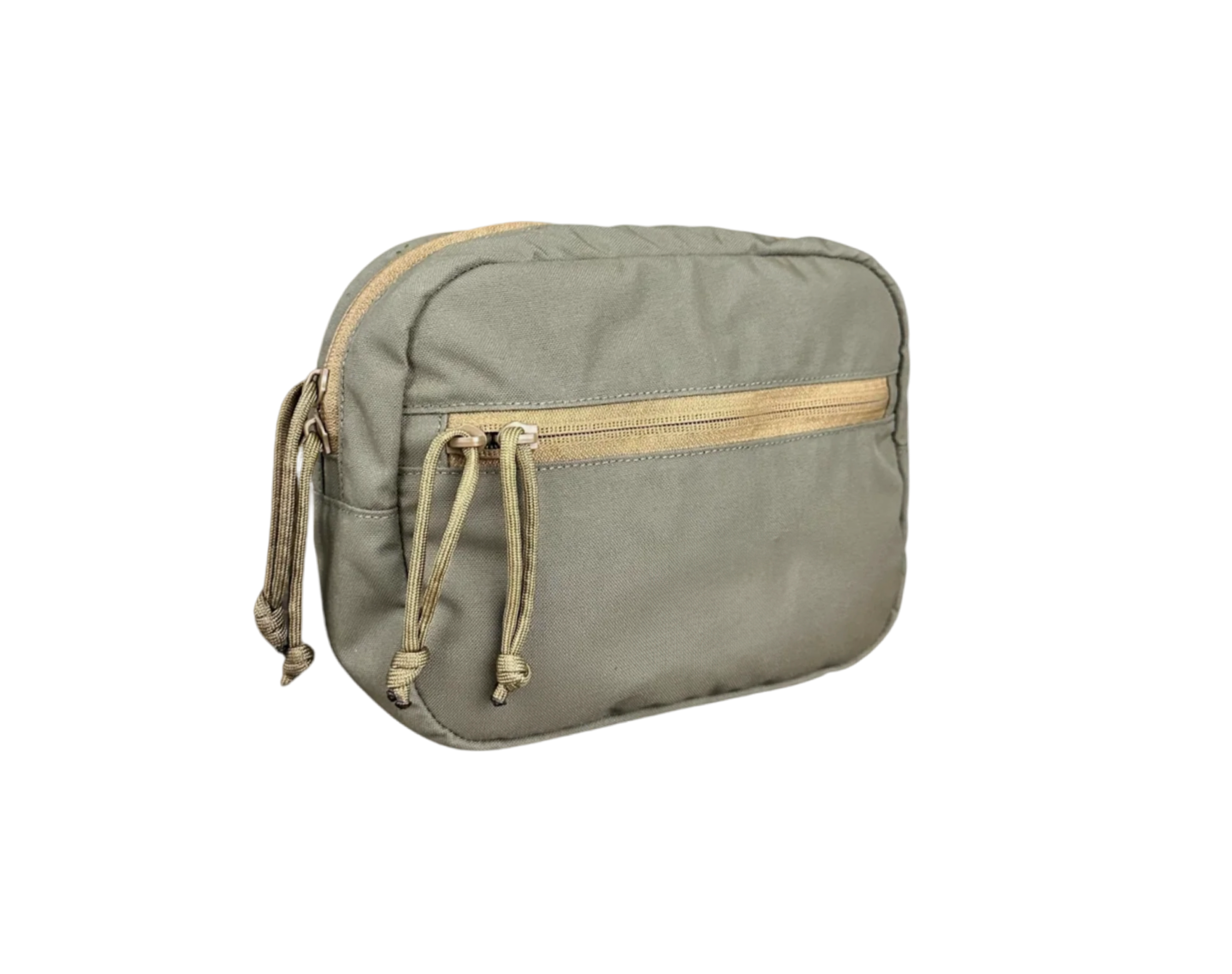 Ruckmule xl Pacer pouch front panel view MOLLE general purpose pouch modular pouch Ranger green