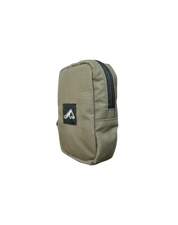 Modular pouch attached to backpack MOLLE Utility pouch Ruckmule mfg company general purpose pouch