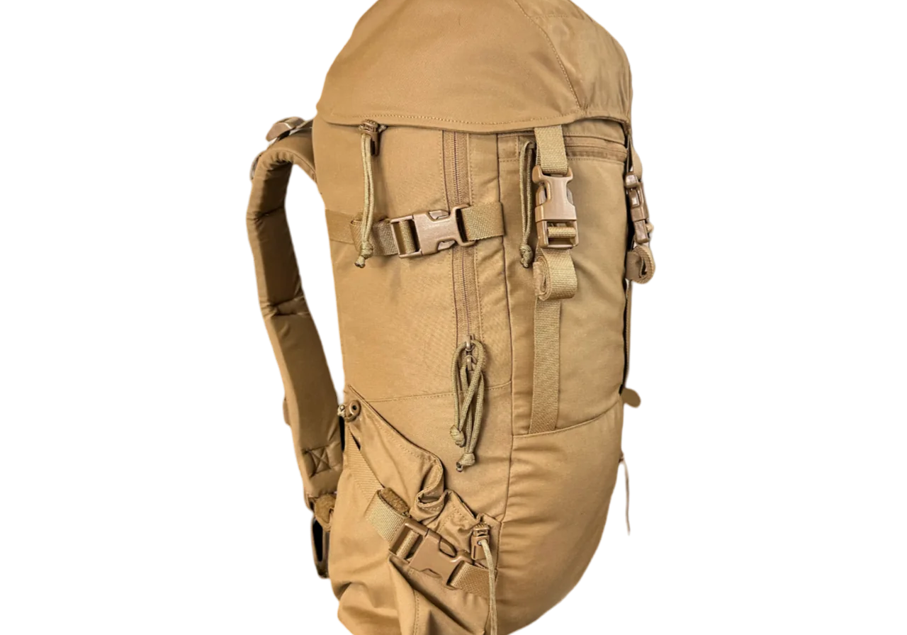 Ruckmule mfg company axis mountain hiking hunting scouting backpack Coyote brown