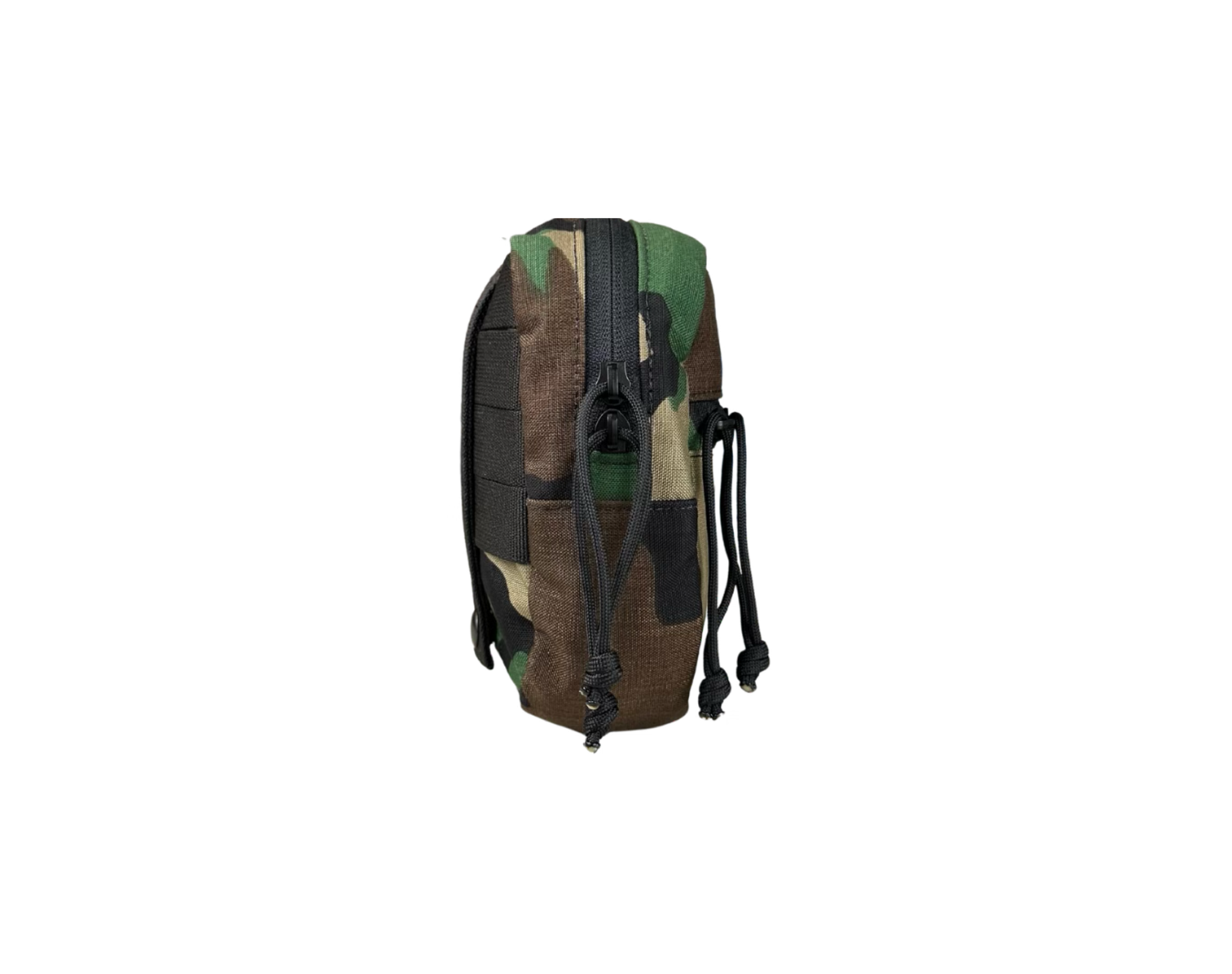 Ruckmule xl Pacer pouch side panel view MOLLE general purpose pouch modular pouch m81 camo 