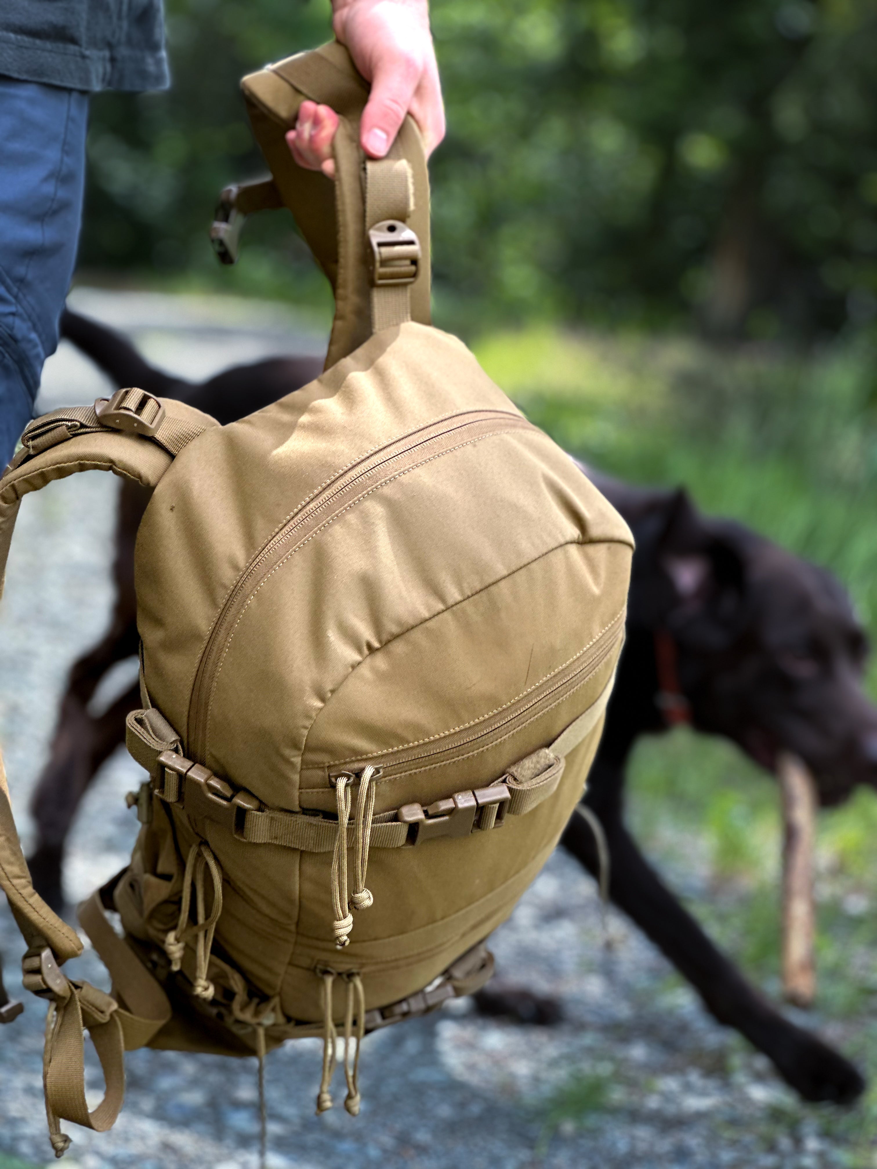 Ruckmule mfg company helix v2 edc day pack backpack hiking outdoor backpack every day carry 