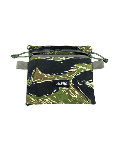 Ruckmule mountain gear top zipper pack pouch organizer pouch tiger stripe hiking hunting pouch 