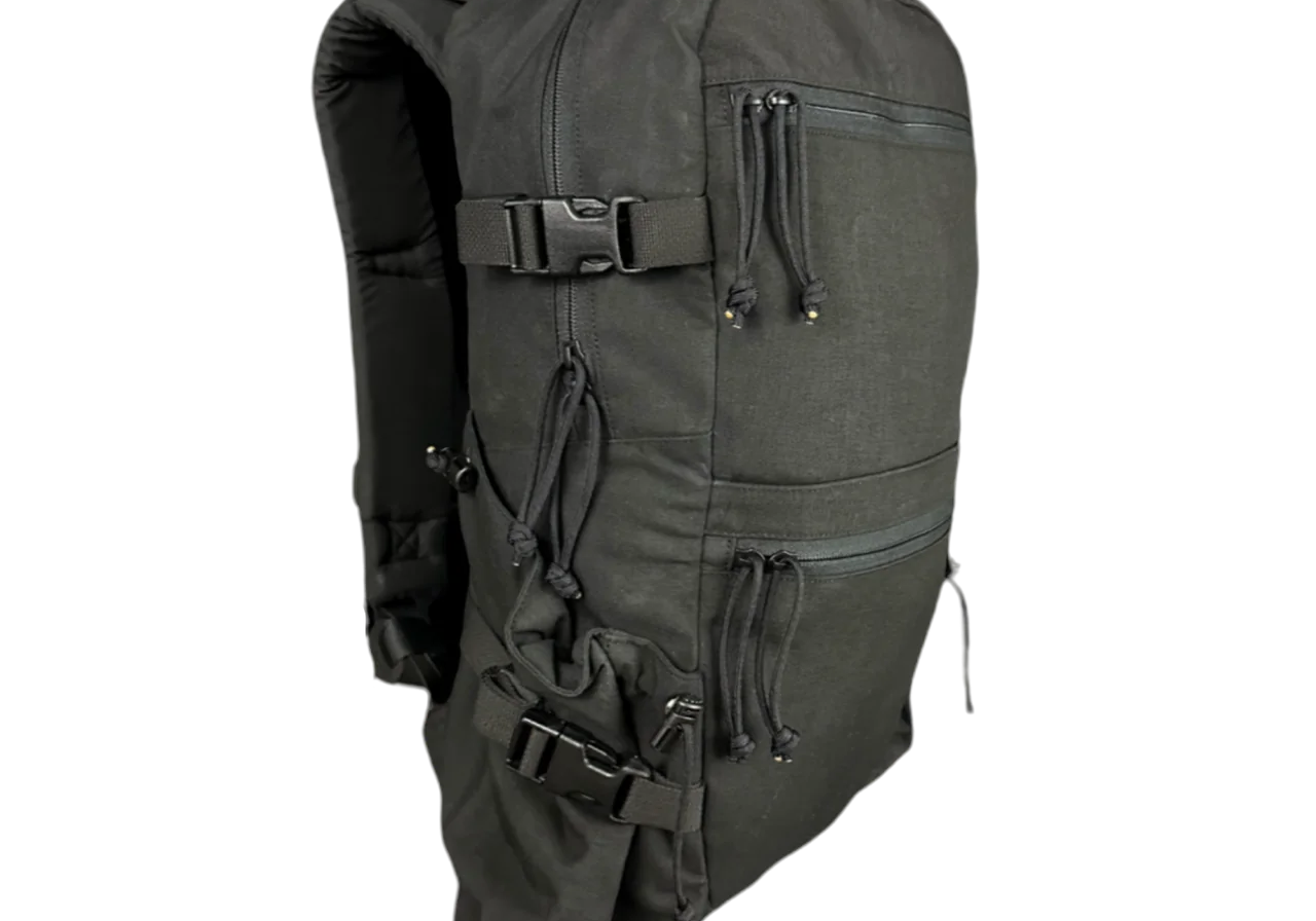 Ruckmule mfg company helix day pack backpack hiking outdoor backpack every day carry edc black
