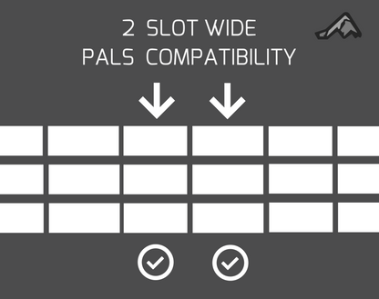 2 slot wide compatibility example MOLLE modular 