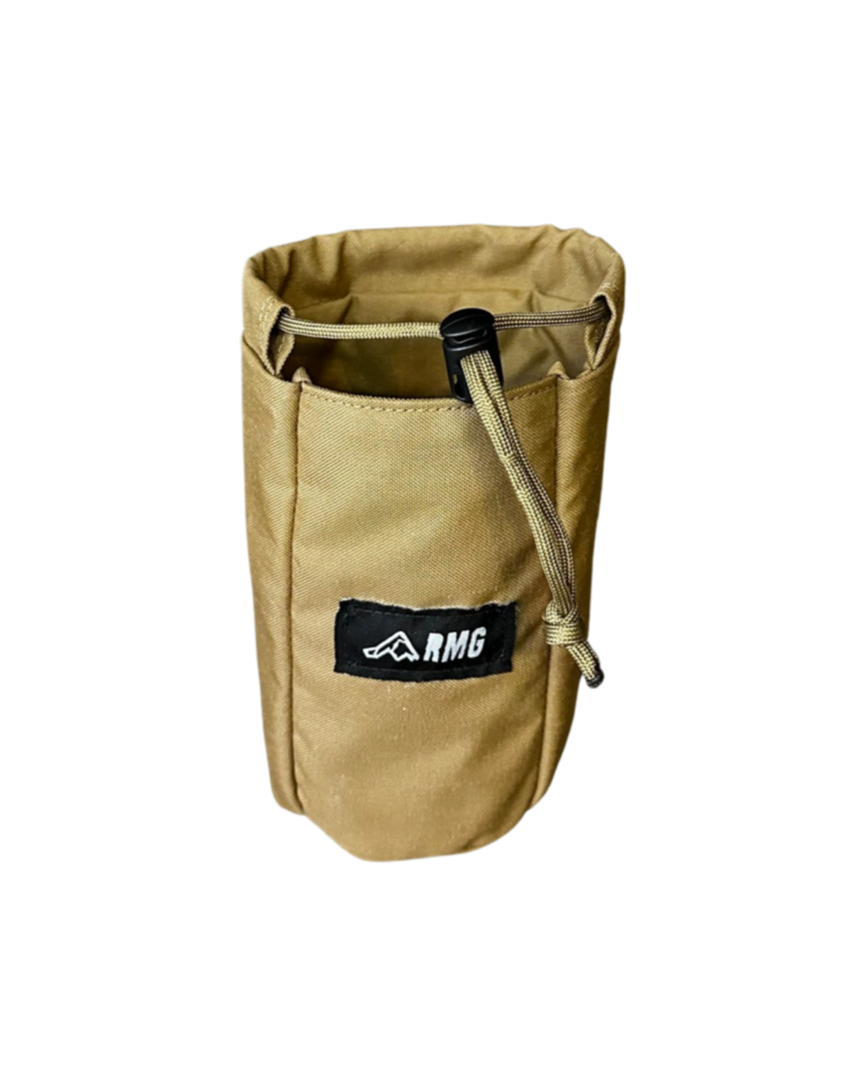 ruckmule mountain gear rmg modular water bottle pouch molle pals attachment coyote brown 500d cordura nylon