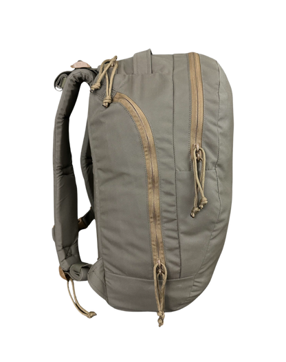 ruckmule crux day pack backpack left side zipper pocket 