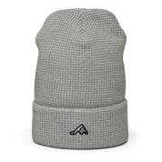 ruckmule light grey front view beanie